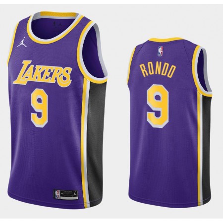 Maglia Los Angeles Lakers Rajon Rondo 9 2020-21 Jordan Brand Statement Edition Swingman - Uomo